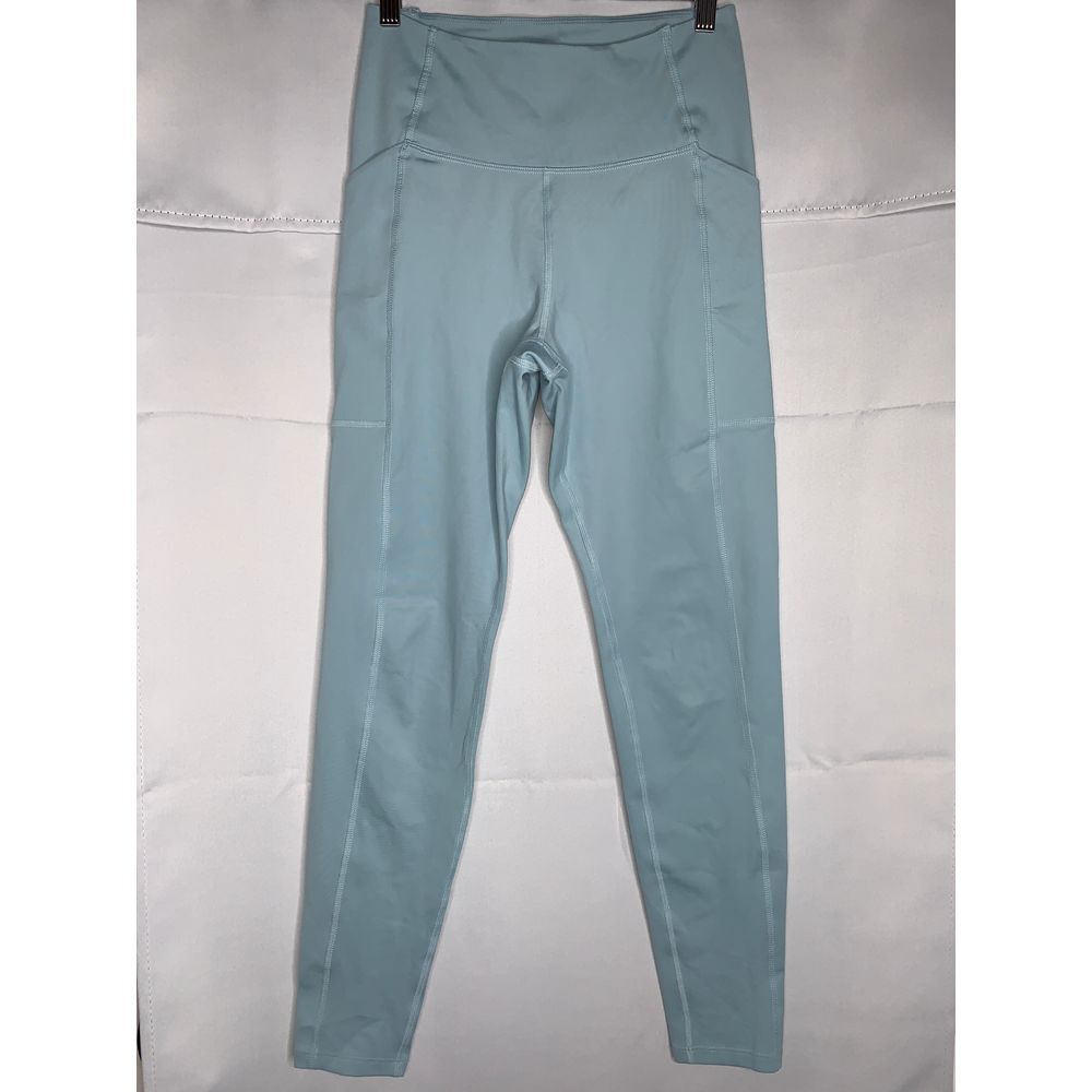 Girlfriend Collective Leggings Womens M Light Blue Compressive Athletic Stretch